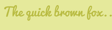 Image with Font Color B9BC43 and Background Color E5E99B